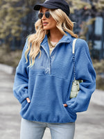 YESFASHION Loose Sports Sweaters Casual Temperament Coat Tops