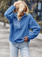 YESFASHION Loose Sports Sweaters Casual Temperament Coat Tops