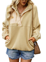 YESFASHION Loose Sports Sweaters Casual Temperament Coat Tops