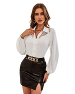 YESFASHION Commuter Four Seasons Long-sleeved Tops PBY-0YJG