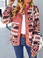 YESFASHION Christmas Coats Furry Temperament Warm Jacket