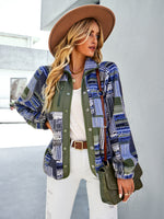 YESFASHION Christmas Coats Furry Temperament Warm Jacket