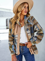 YESFASHION Christmas Coats Furry Temperament Warm Jacket