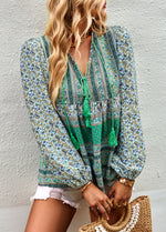 YESFASHION Bohemian Temperament Tops Shirt New Small Shirt