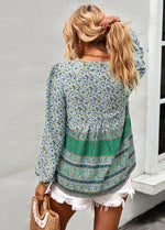 YESFASHION Bohemian Temperament Tops Shirt New Small Shirt