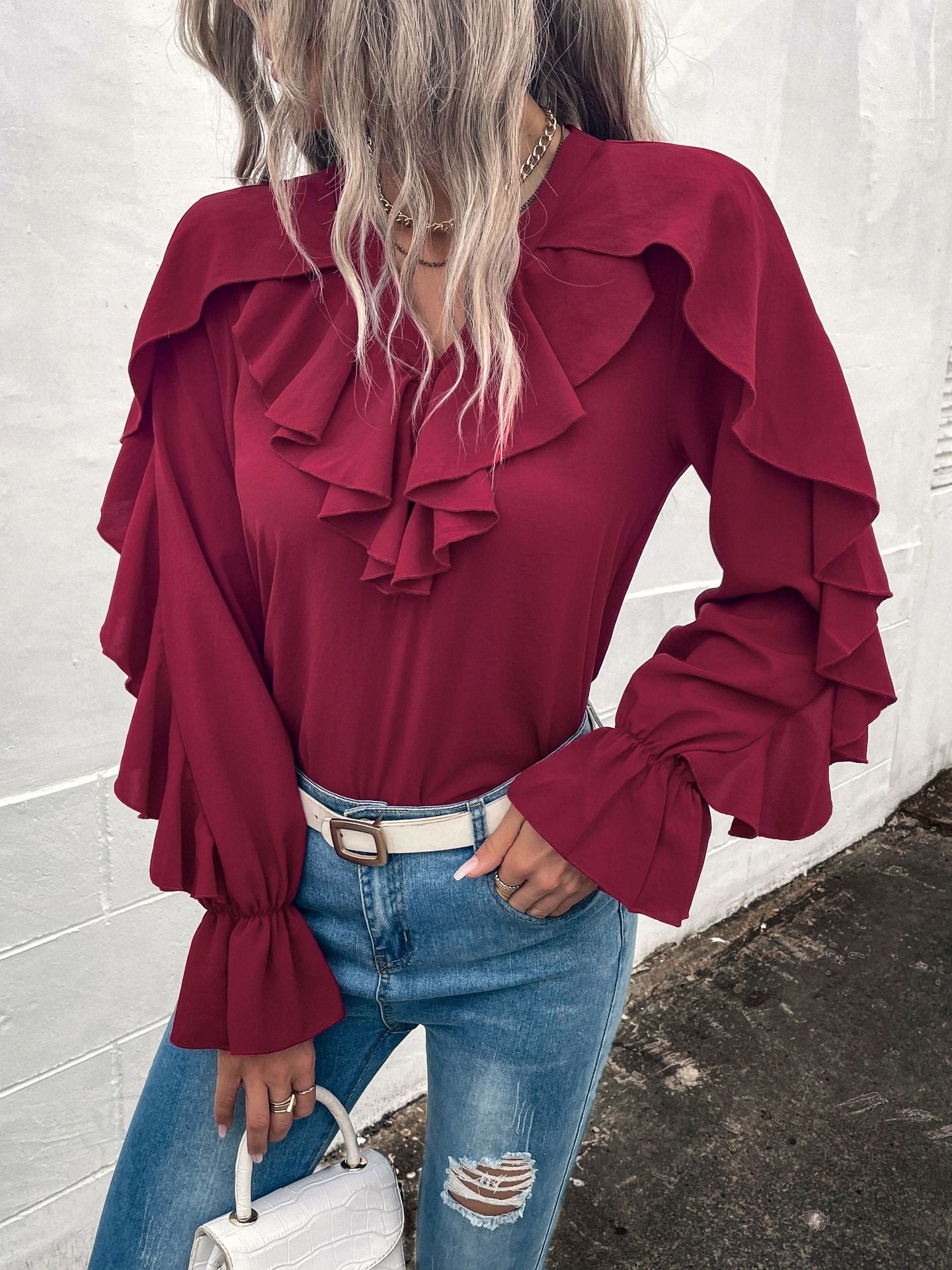YESFASHION Casual Vacation Comfortable Soft Four Seasons Tops