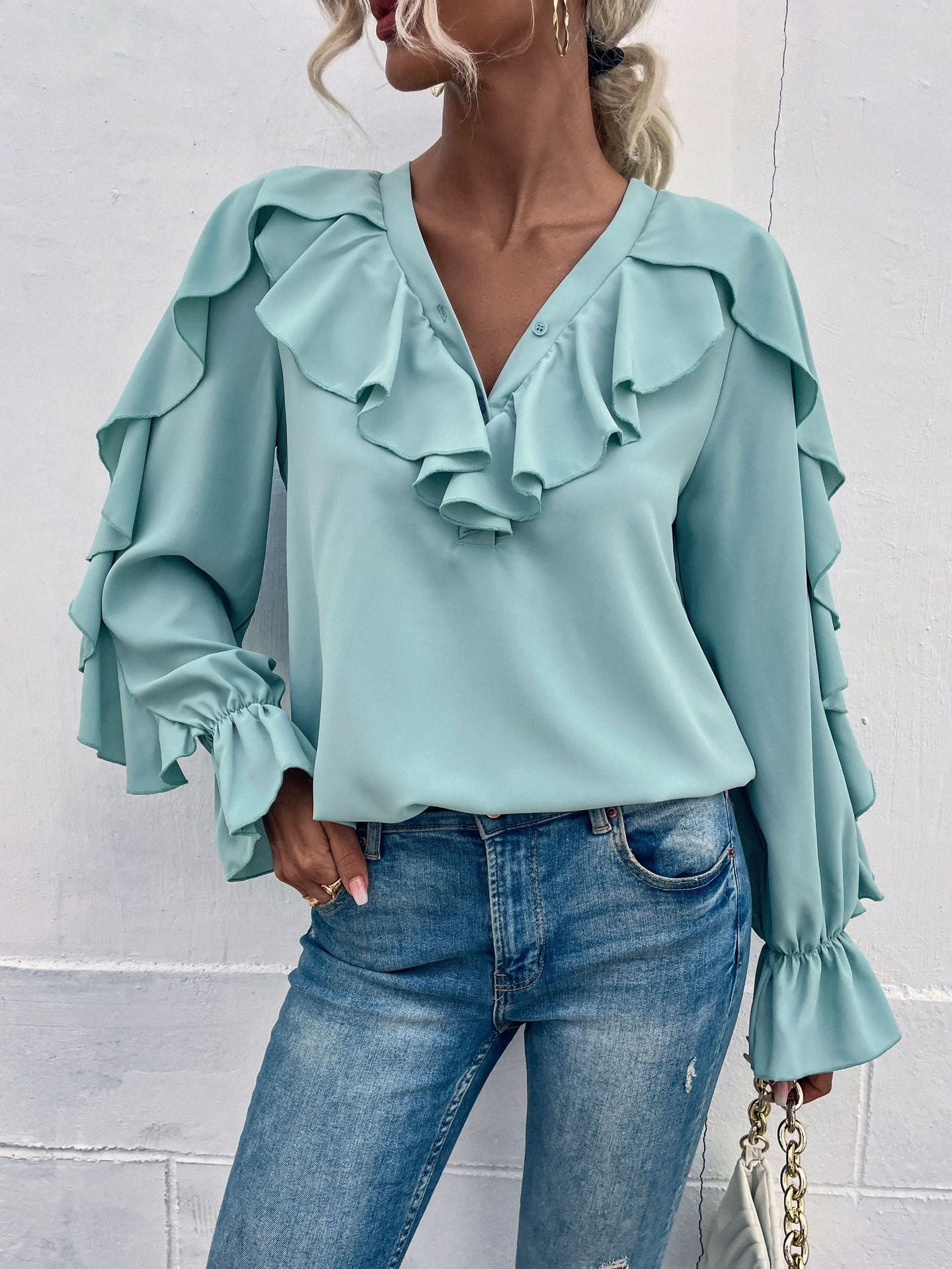 YESFASHION Casual Vacation Comfortable Soft Four Seasons Tops