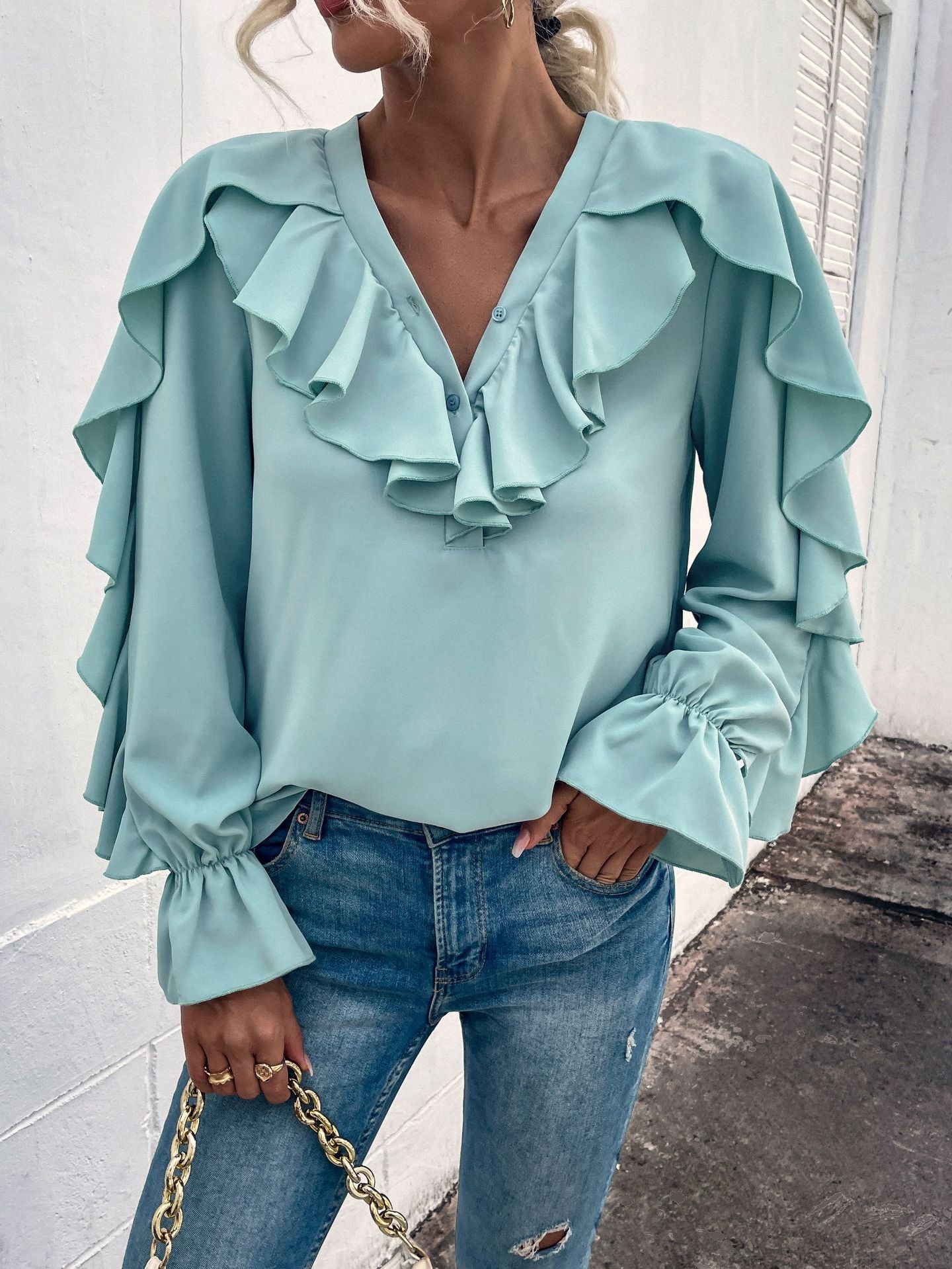 YESFASHION Casual Vacation Comfortable Soft Four Seasons Tops