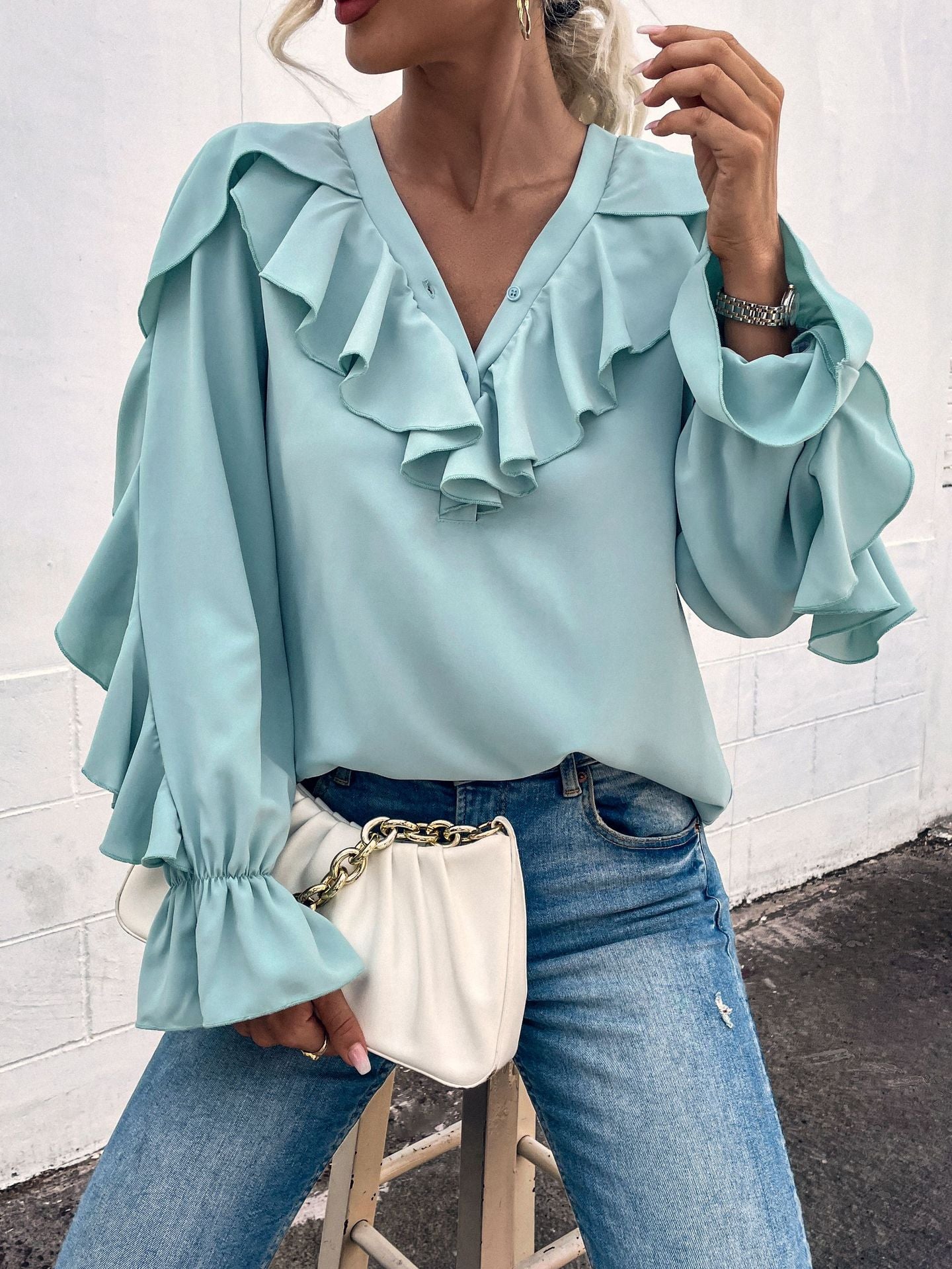 YESFASHION Casual Vacation Comfortable Soft Four Seasons Tops
