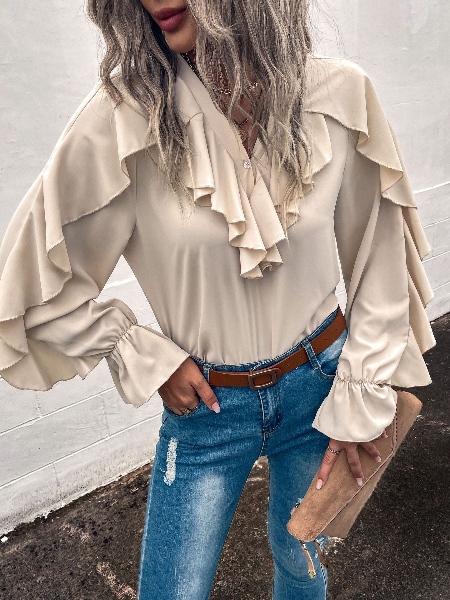 YESFASHION Casual Vacation Comfortable Soft Four Seasons Tops