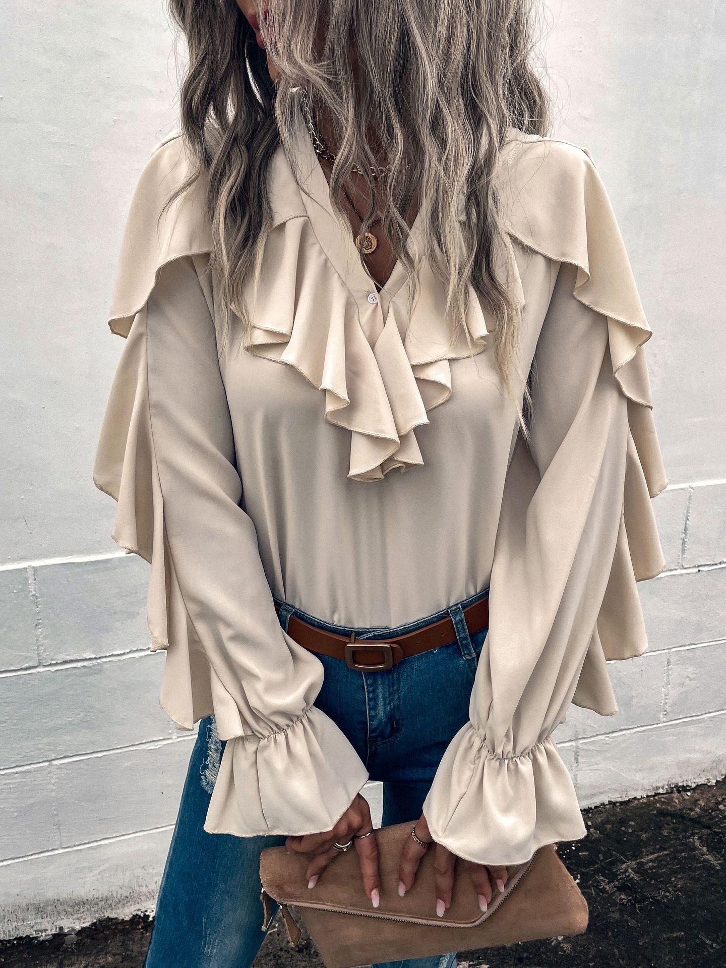 YESFASHION Casual Vacation Comfortable Soft Four Seasons Tops