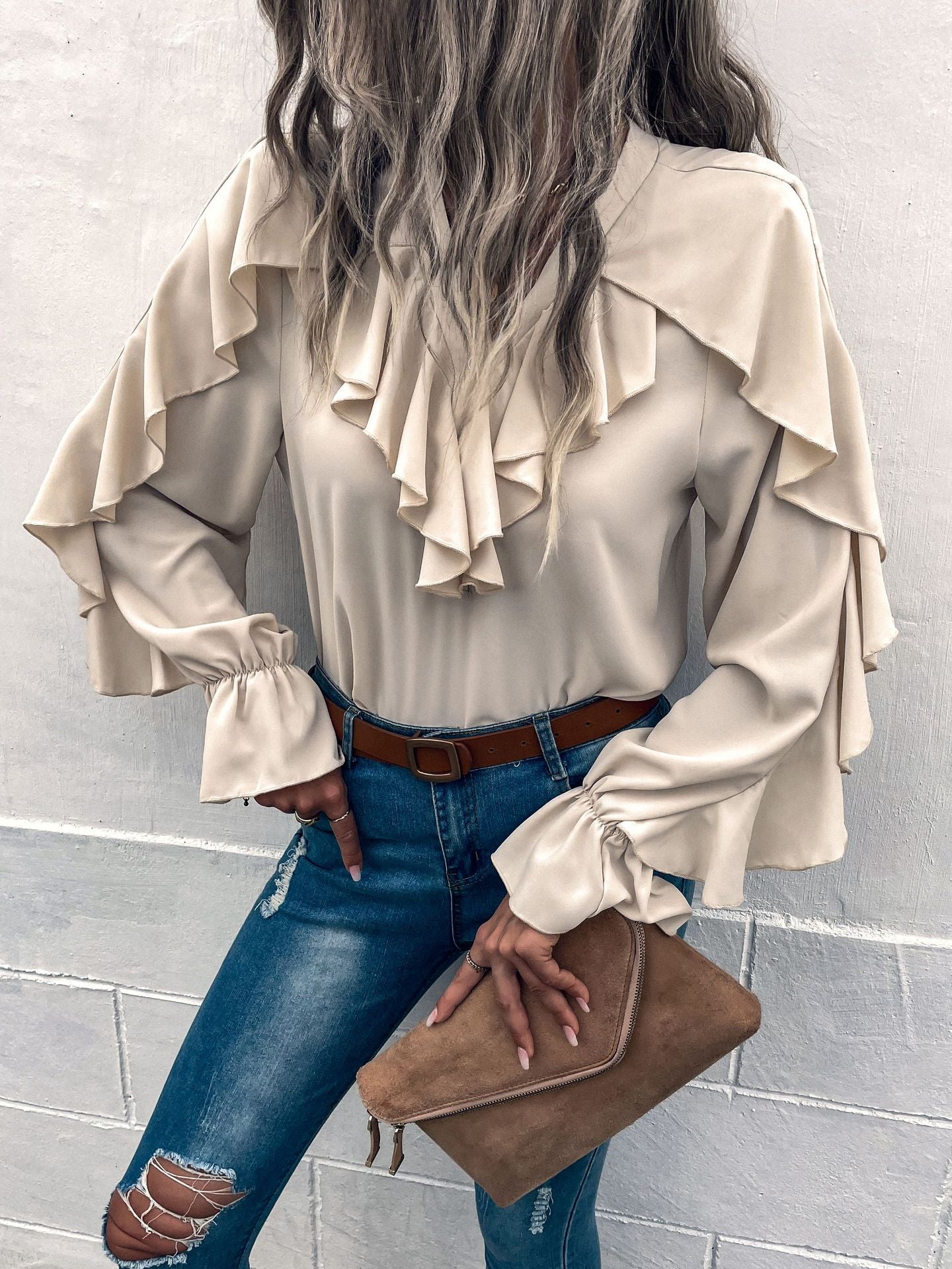 YESFASHION Casual Vacation Comfortable Soft Four Seasons Tops