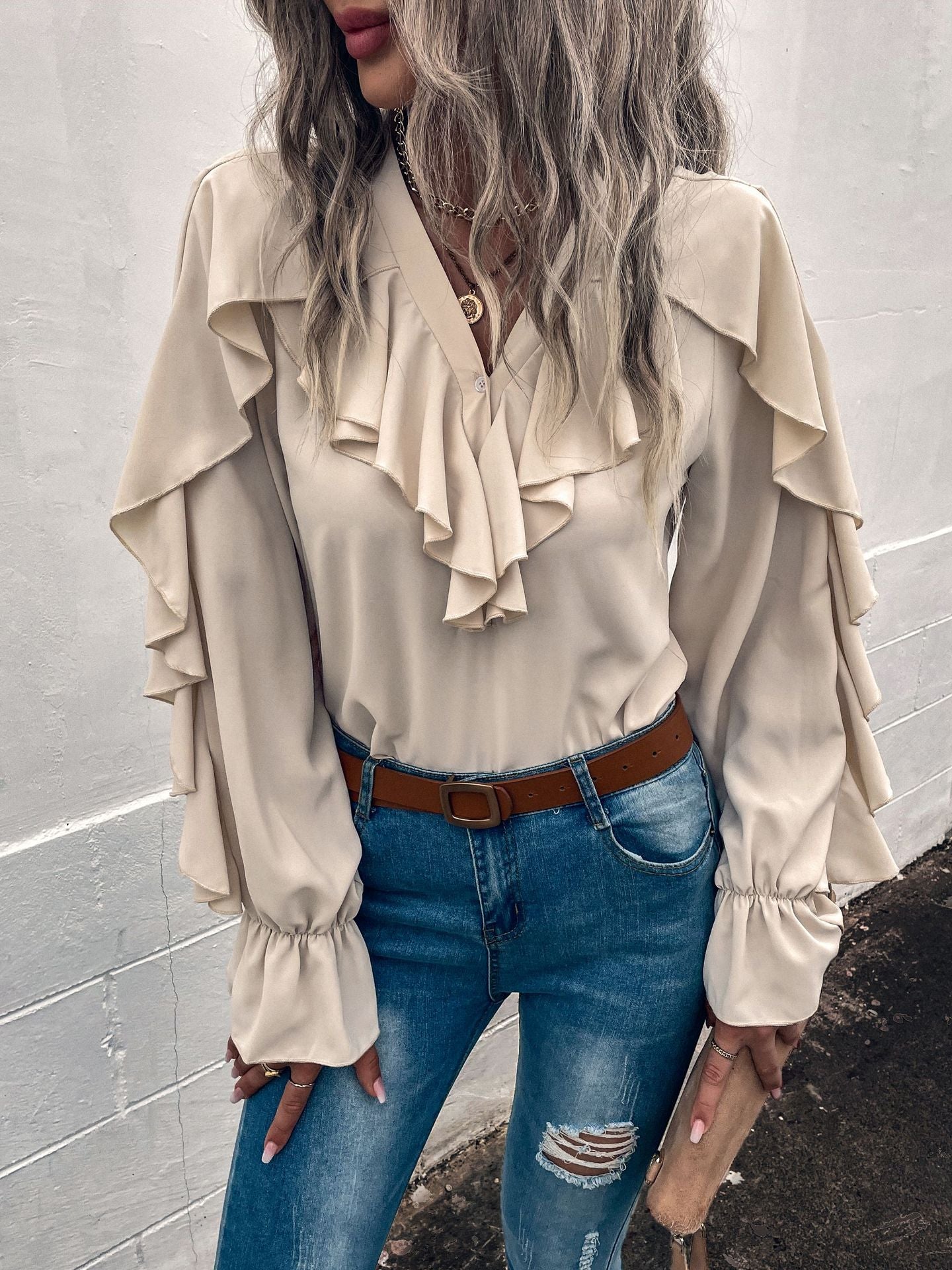 YESFASHION Casual Vacation Comfortable Soft Four Seasons Tops