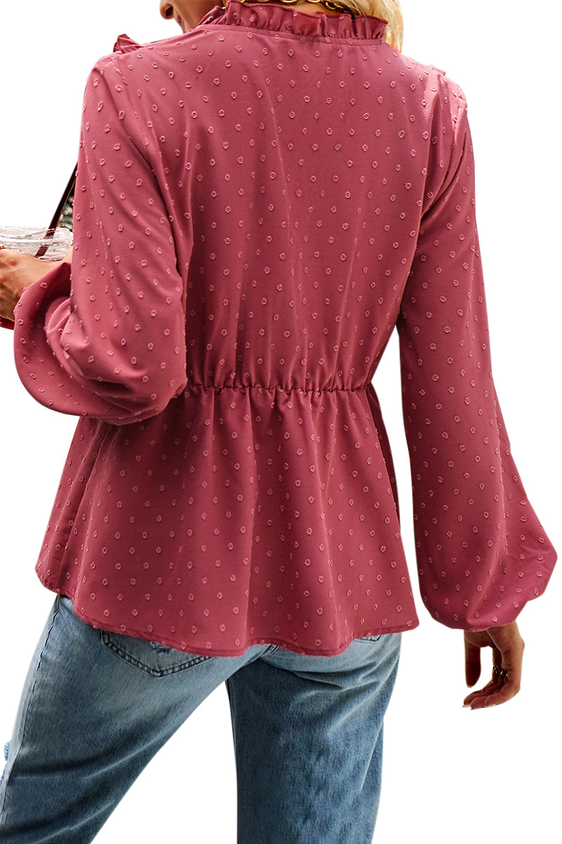 YESFASHION Women V-neck Sexy Leisure Tops T-shirt