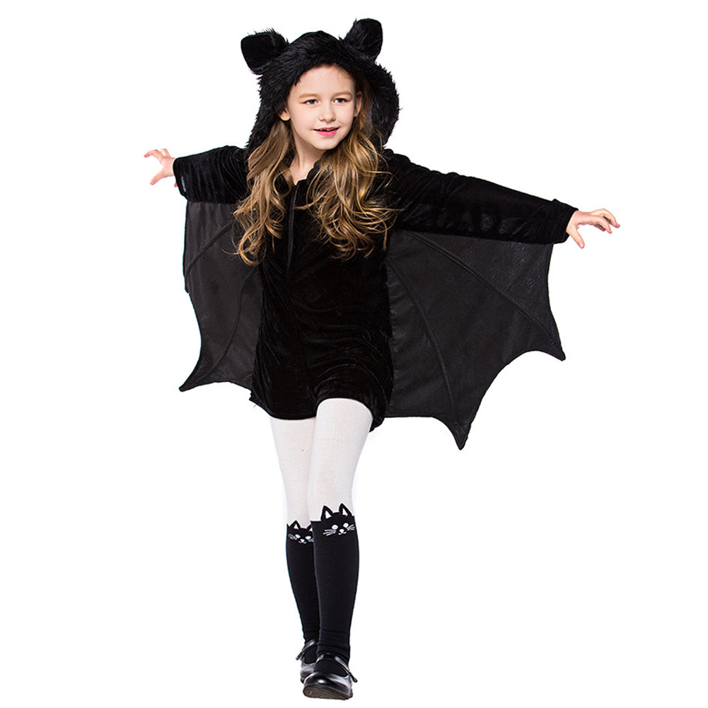 YESFASHION Halloween Costume Girls Bat Costume Cosplay Kids