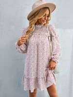 YESFASHION Women Clothing 2023 Spring And Autumn Floral Dress