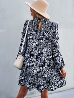 YESFASHION Women Clothing 2023 Spring And Autumn Floral Dress