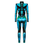 Halloween Armor Digital Printing Cosplay Clothing Women Autumn Cosplay Jumpsuit