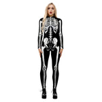 YESFASHION Halloween Digital Print Cos Cosplayer Jumpsuit