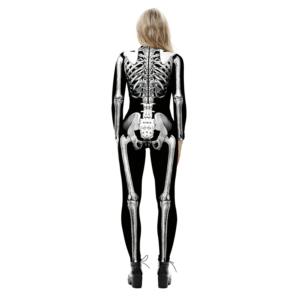 YESFASHION Halloween Digital Print Cos Cosplayer Jumpsuit