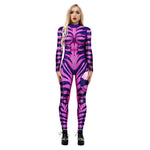 YESFASHION Halloween Digital Print Cos Cosplayer Jumpsuit