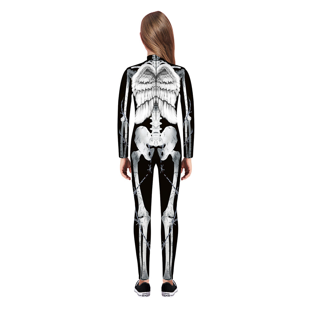 YESFASHION Halloween Digital Print Cos Cosplayer Jumpsuit
