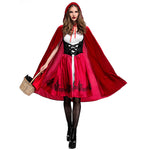 YESFASHION Halloween Little Red Riding Hood Costume Adult Cosplay