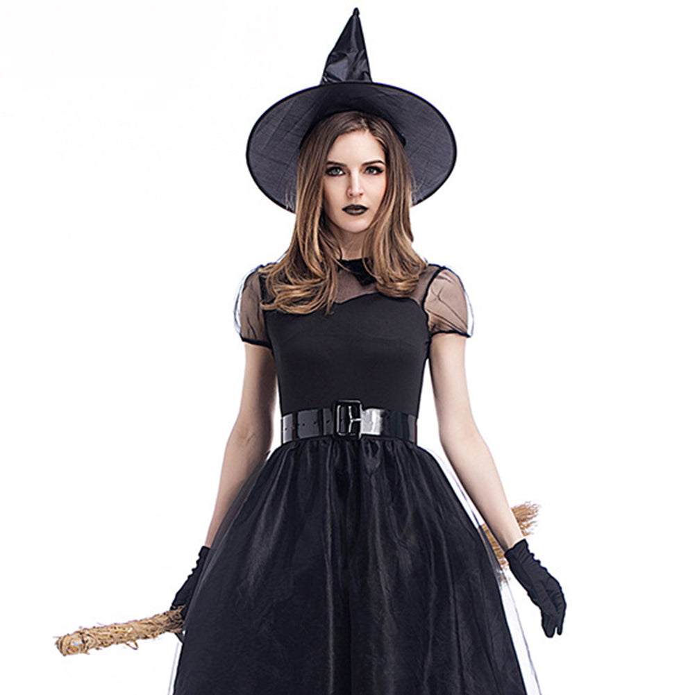 YESFASHION Halloween Yarn Witch Costume Witch Costume