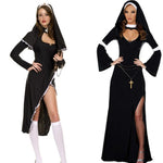 YESFASHION Halloween Nun Dress Female Taoist Party Uniform
