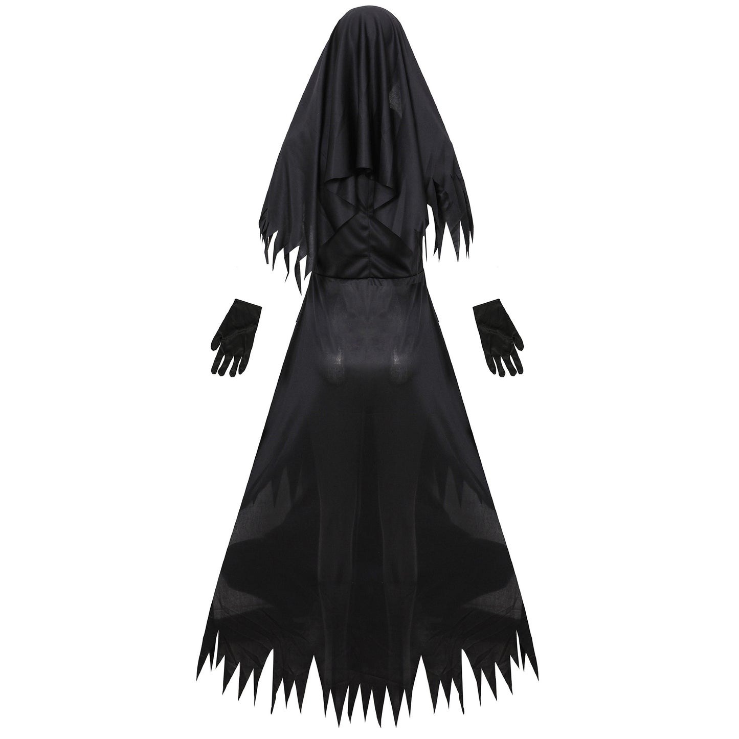 YESFASHION Women Halloween Nun Costume Cosplay