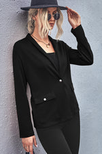 YESFASHION Hot Selling Temperament Square Pocket Blazer Sweaters