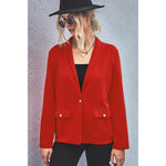 YESFASHION Hot Selling Temperament Square Pocket Blazer Sweaters