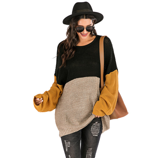 YESFASHION Women Cross-border Long Sleeve Knit Sweaters