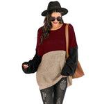 YESFASHION Women Cross-border Long Sleeve Knit Sweaters