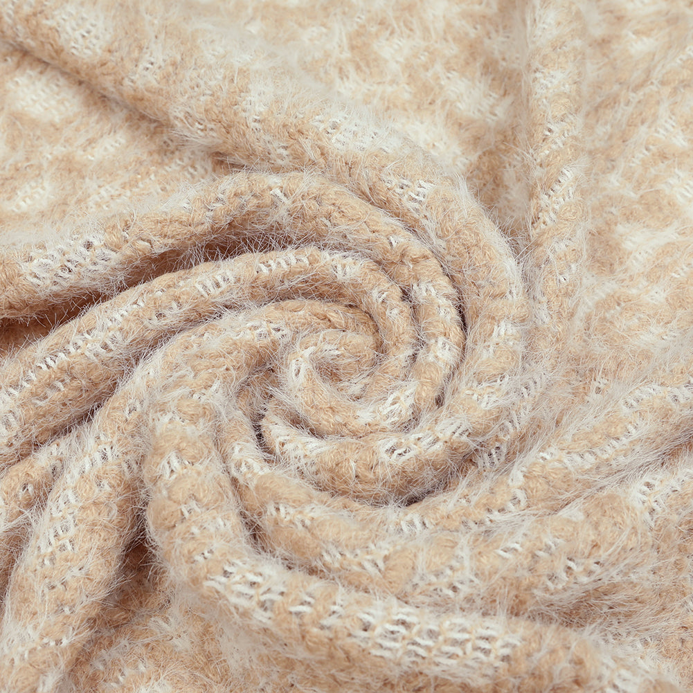 YESFASHION Knit Tassel Cape Cape Sweaters Women Cardigan