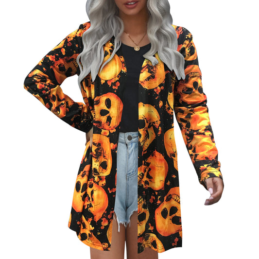 YESFASHION Halloween Fashion Cardigan Jacket Coats