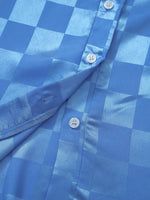 YESFASHION Cardigan Casual Check Jacquard Shirts