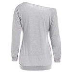 YESFASHION Halloween Pumpkin Print Long Sleeve Sweatshirts T-shirt Tops