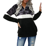 YESFASHION Women Turtleneck Fashion Loose Sweatshirts