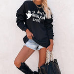 YESFASHION Halloween-themed Print Sweatshirts