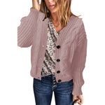 YESFASHION Women Knit Sweaters Cardigan Jacket