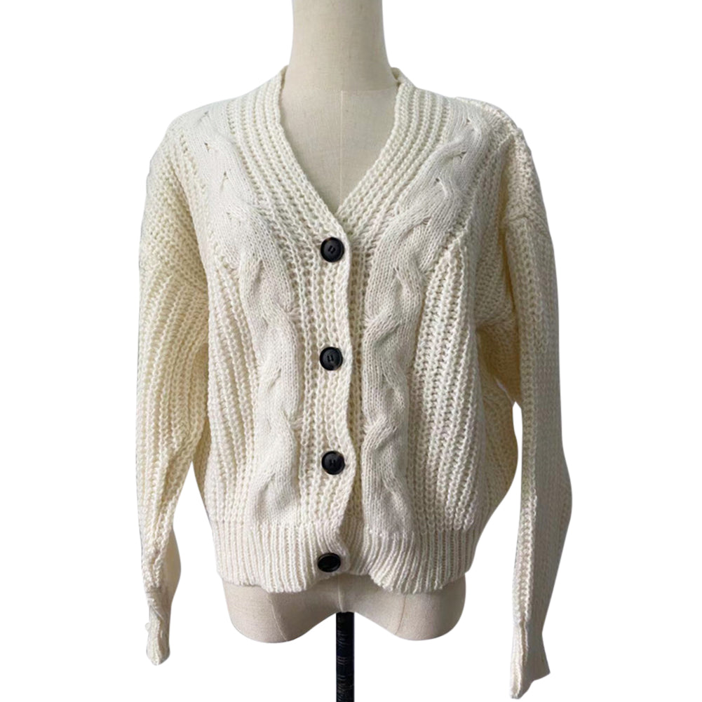 YESFASHION Women Knit Sweaters Cardigan Jacket