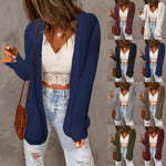 YESFASHION Women Loose Oversized Pocket Sweaters Jacket