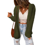 YESFASHION Women Loose Oversized Pocket Sweaters Jacket