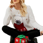 YESFASHION Christmas Cartoon Jacquard Sweaters
