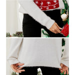 YESFASHION Christmas Cartoon Jacquard Sweaters