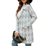 YESFASHION Commuter Blazer Trench Coats Jackets