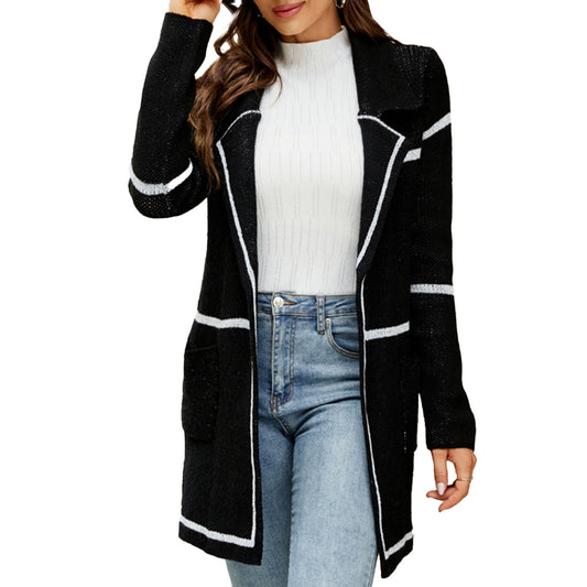 YESFASHION Commuter Blazer Trench Coats Jackets