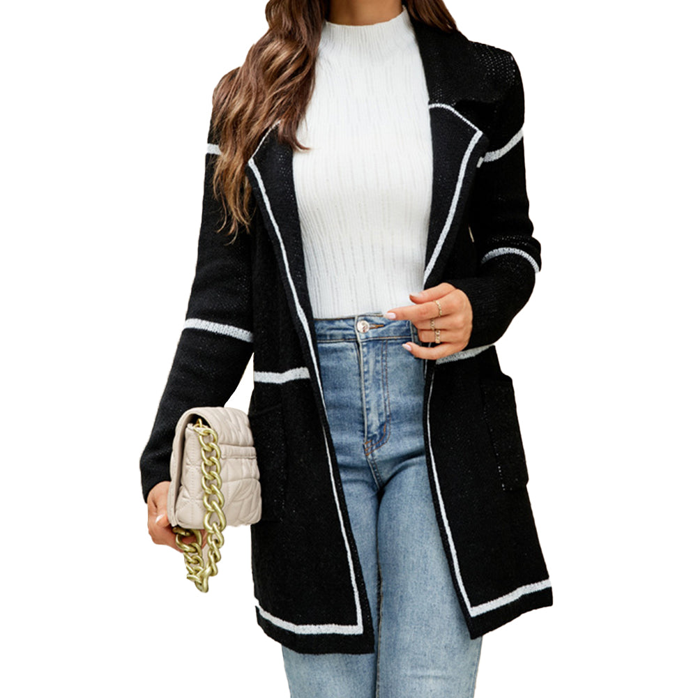 YESFASHION Commuter Blazer Trench Coats Jackets