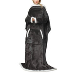 YESFASHION Lazy Tv Blanket Hooded Pullover Flange Lamb